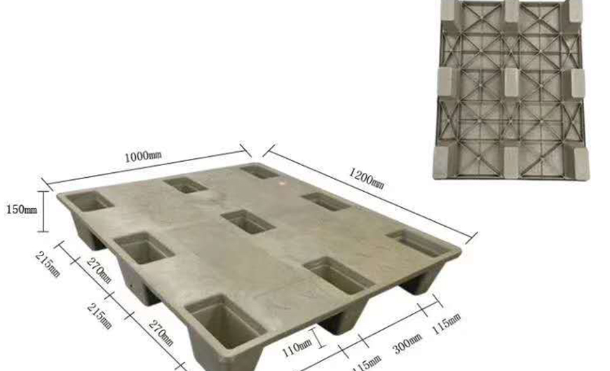 stackable nine leg pallet mould